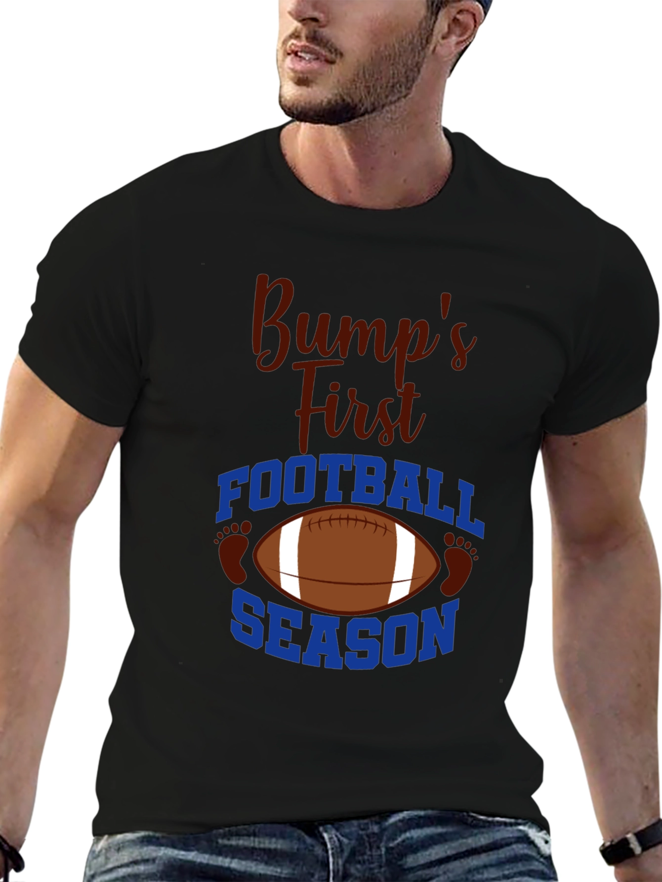 Bumps First Football Season Graphic Tee