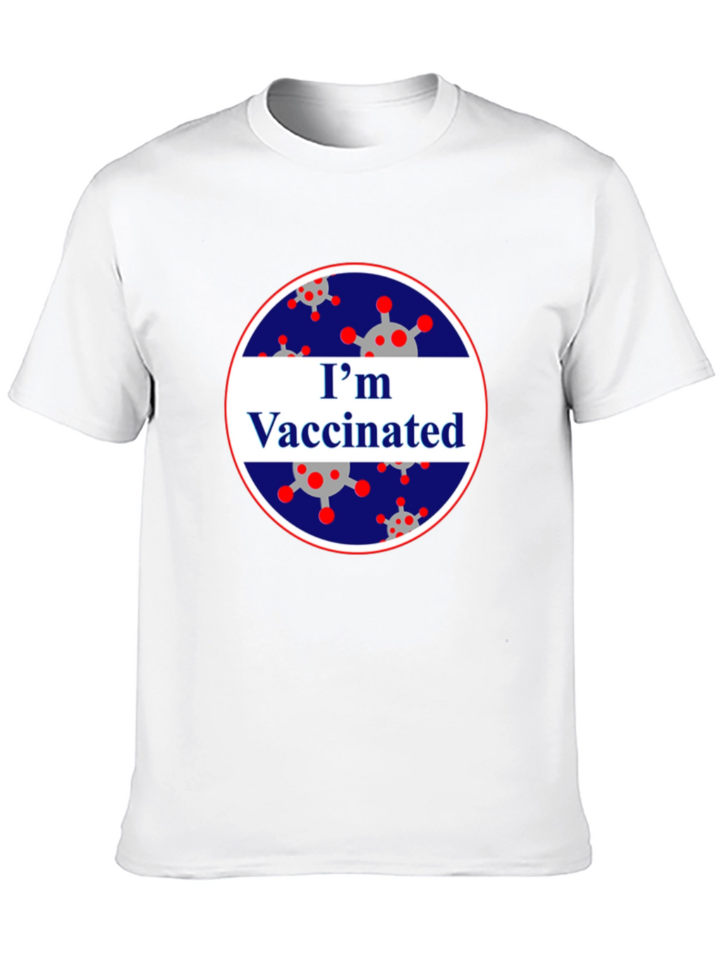 Im Vaccinated Black T-Shirt
