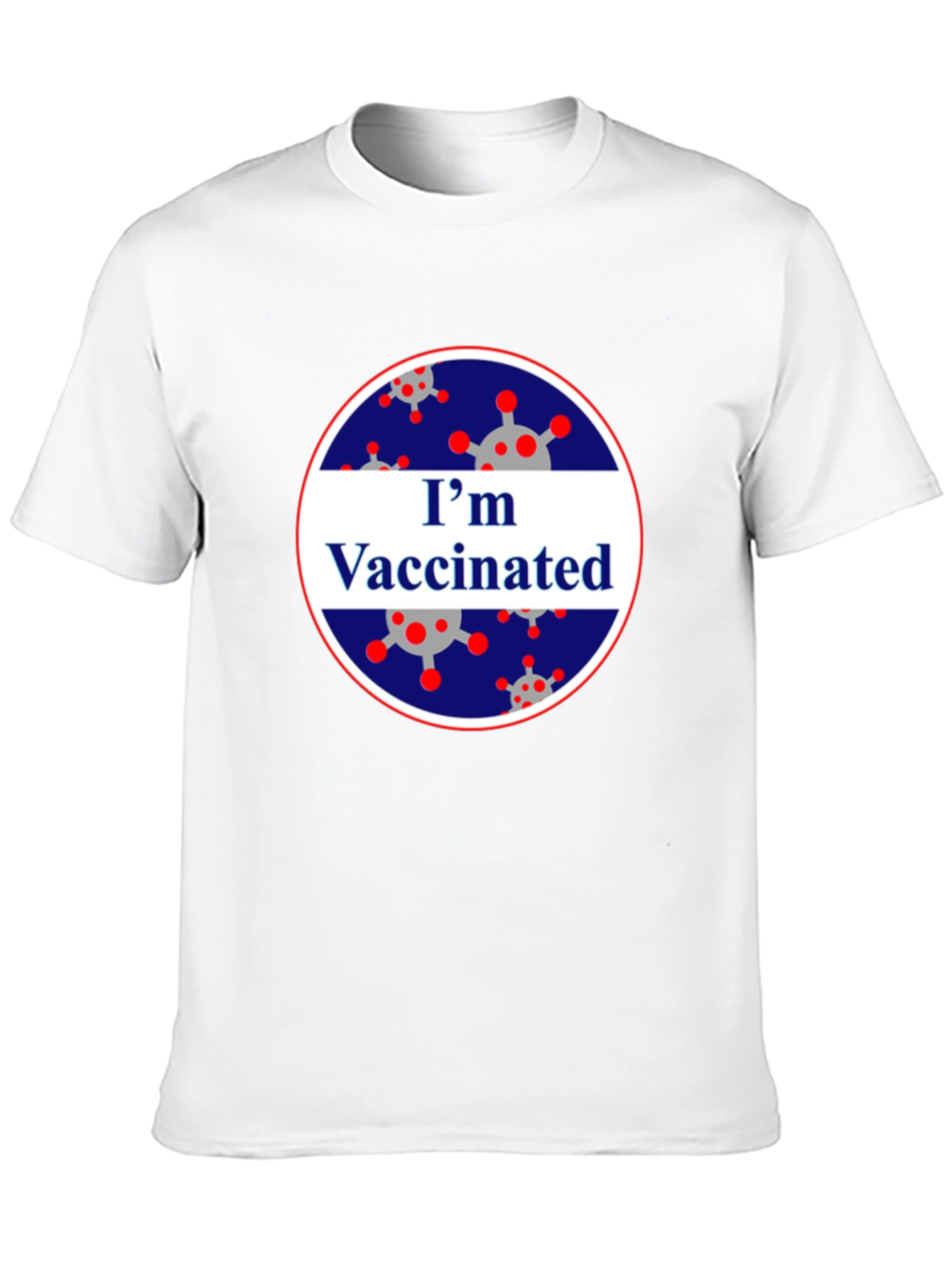 Im Vaccinated Black T-Shirt
