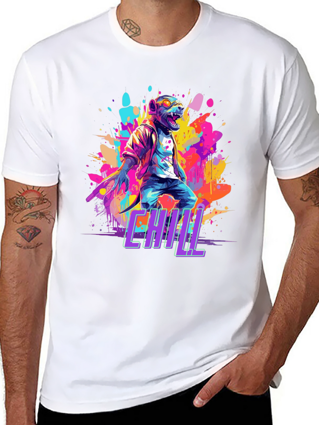 Chill Rat Graphic T-Shirt - Cool Streetwear