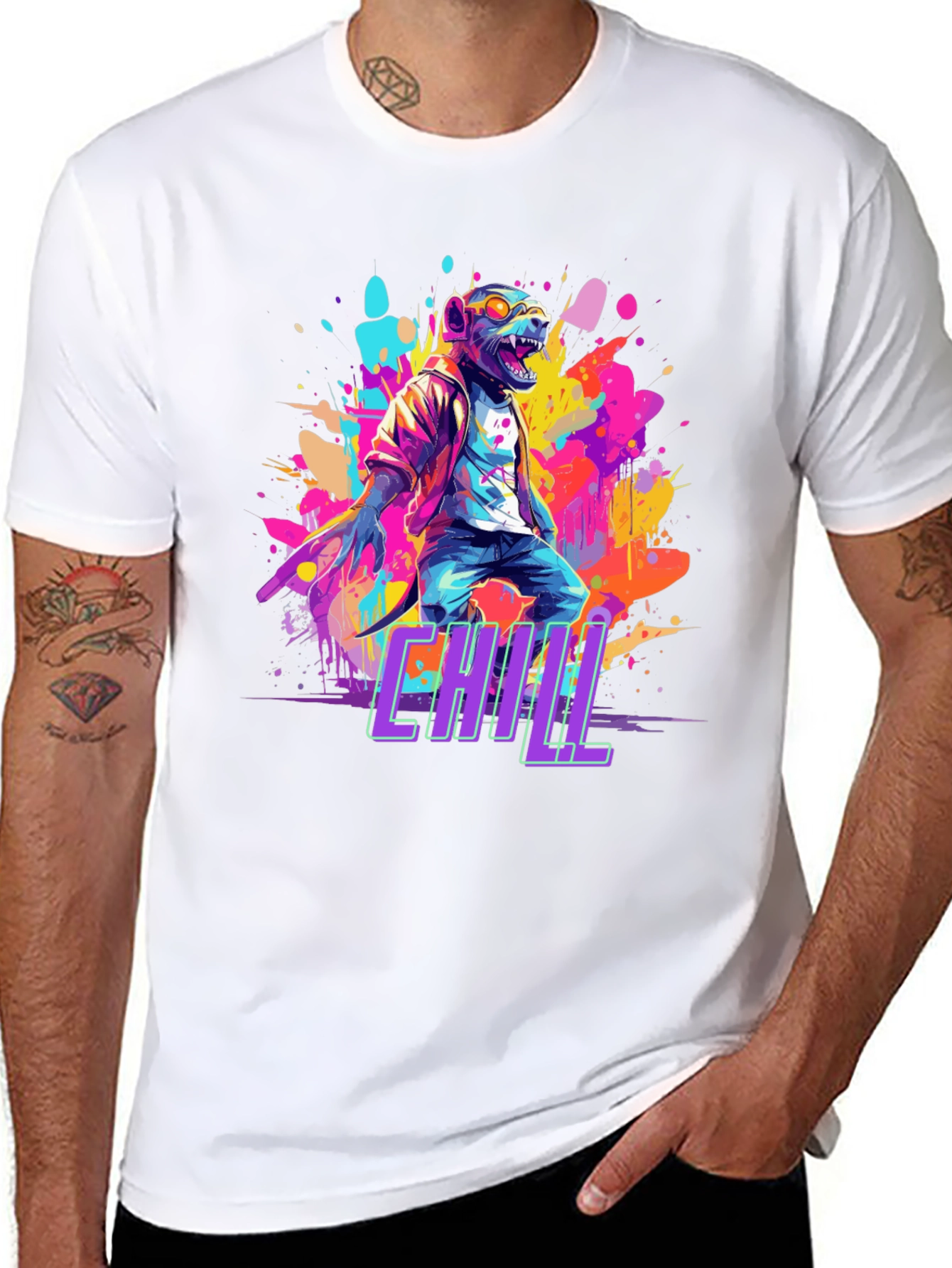 Chill Rat Graphic T-Shirt - Cool Streetwear
