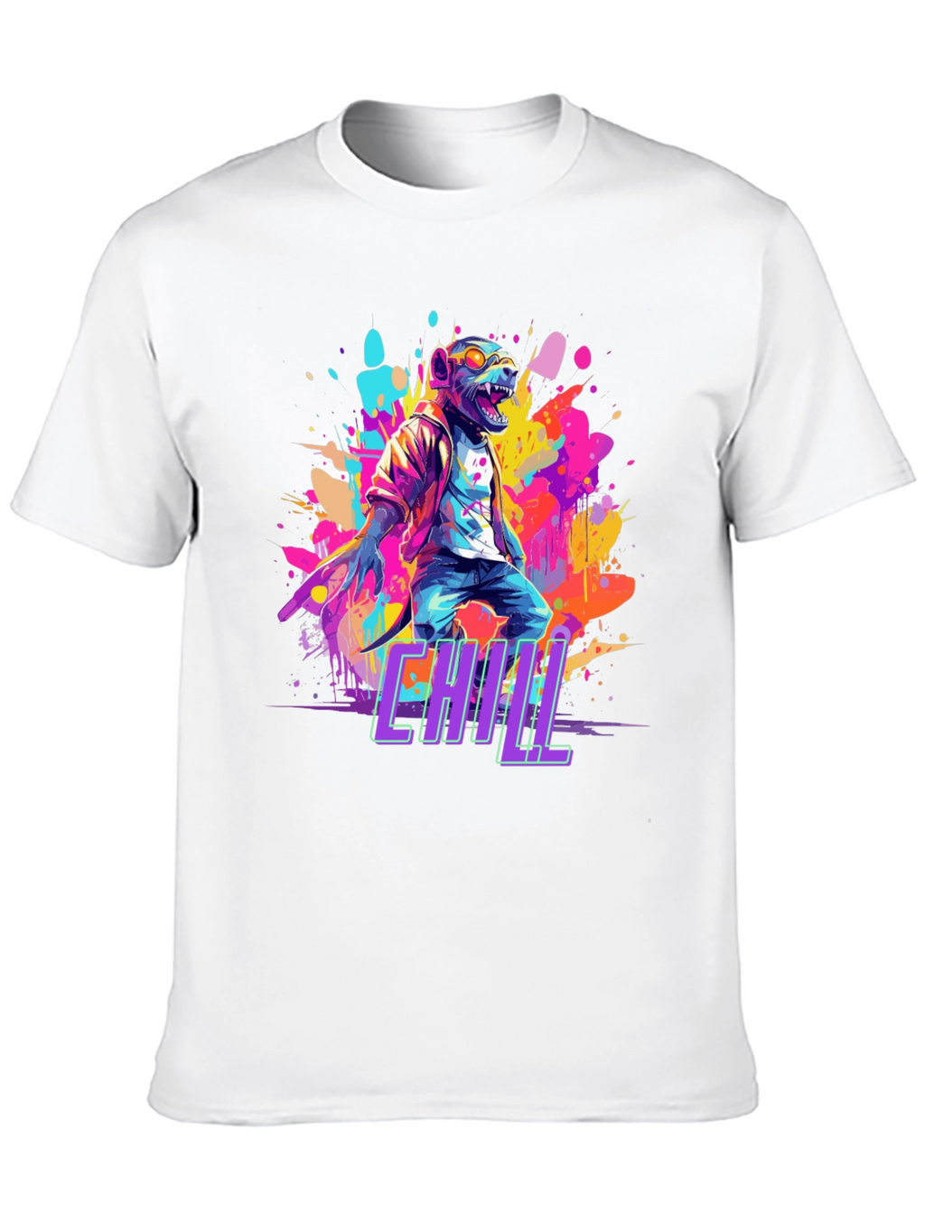 Chill Rat Graphic T-Shirt - Cool Streetwear