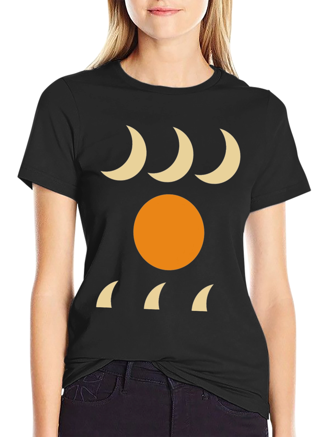 Minimalist Sun & Moon Graphic Tee