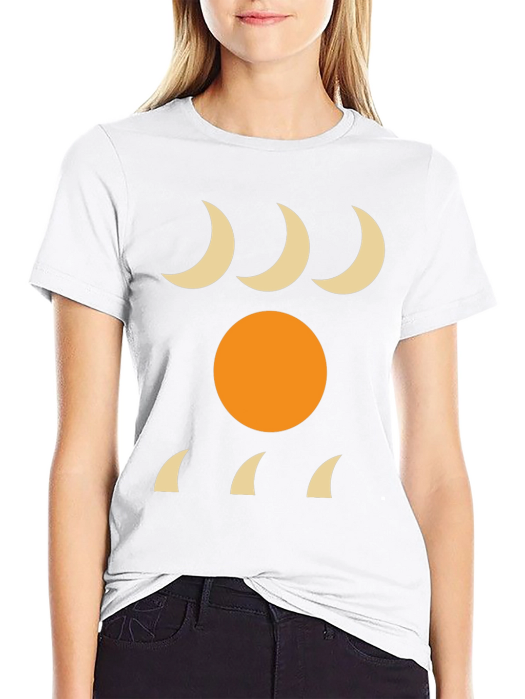 Minimalist Sun & Moon Graphic Tee