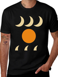 Minimalist Sun & Moon Graphic Tee