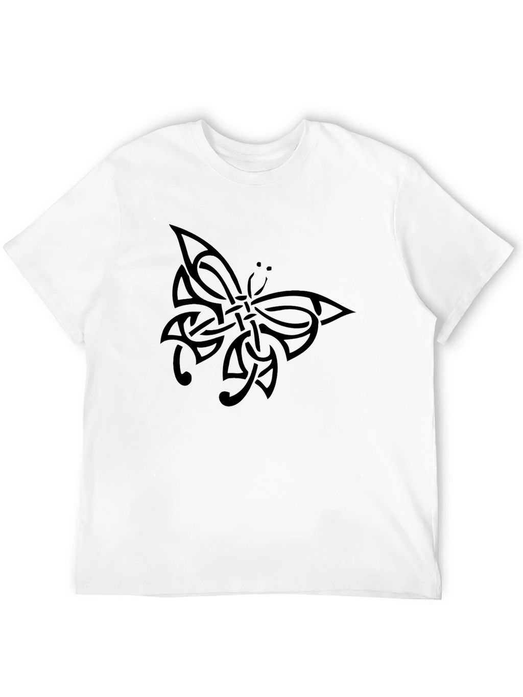 Black Butterfly Graphic T-Shirt
