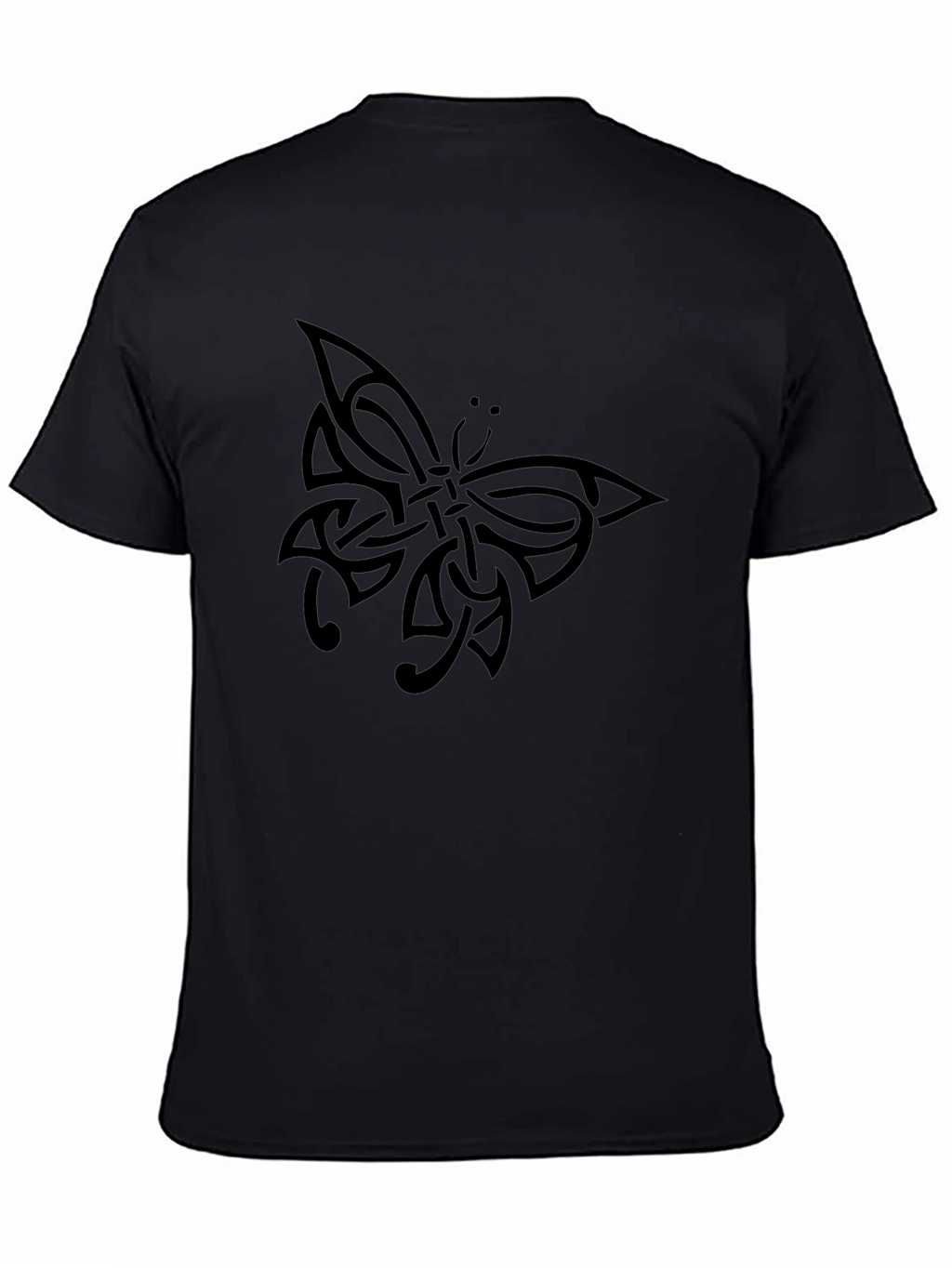 Black Butterfly Graphic T-Shirt