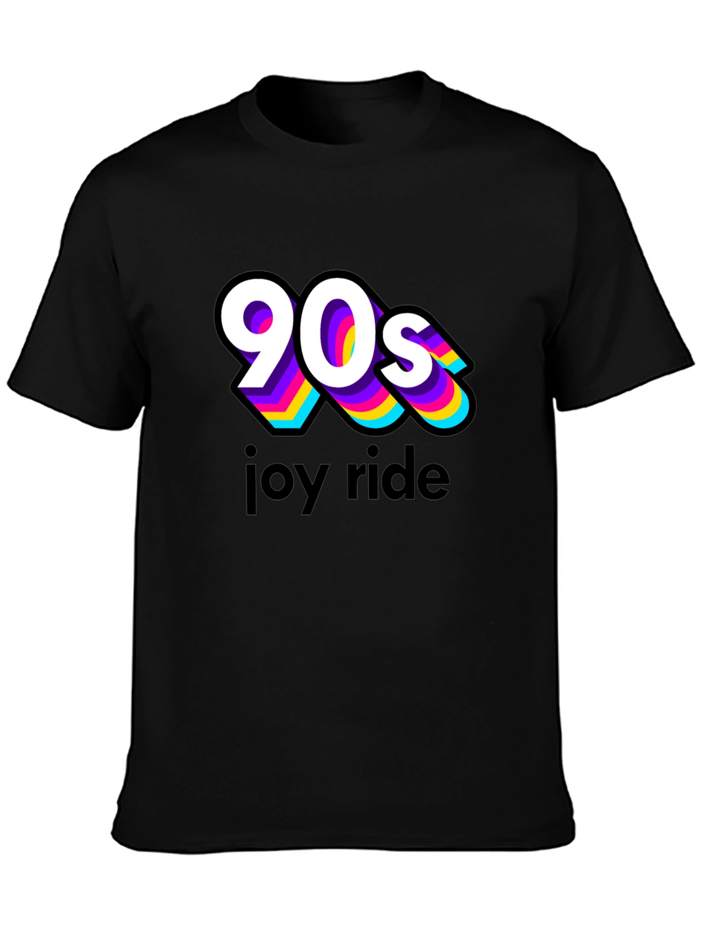 90s Joy Ride Black T-Shirt