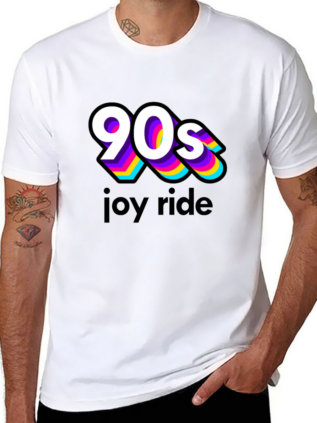 90s Joy Ride Black T-Shirt