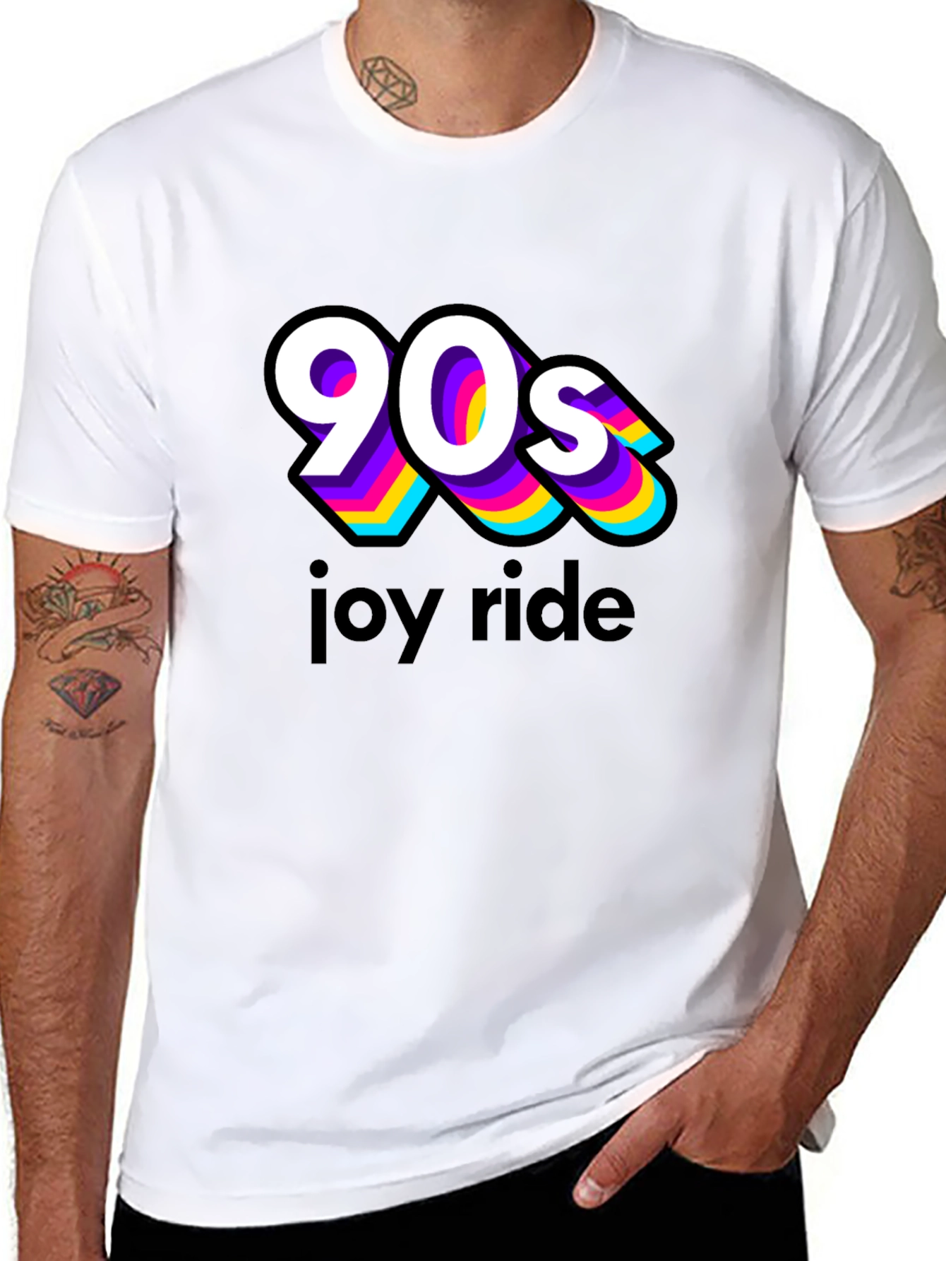 90s Joy Ride Black T-Shirt