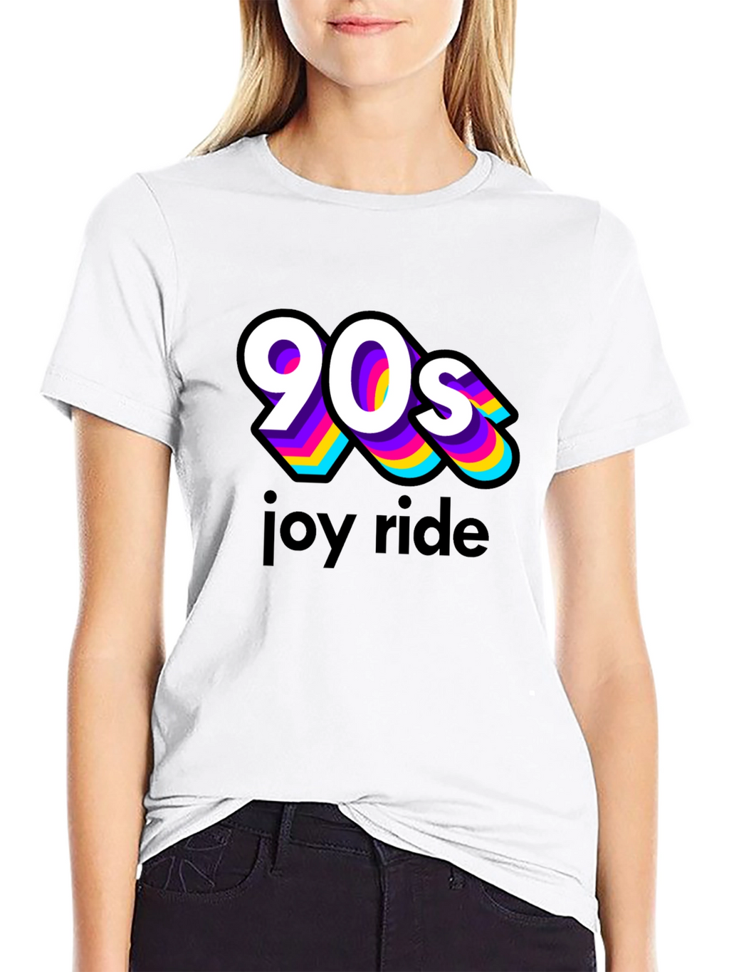 90s Joy Ride Black T-Shirt