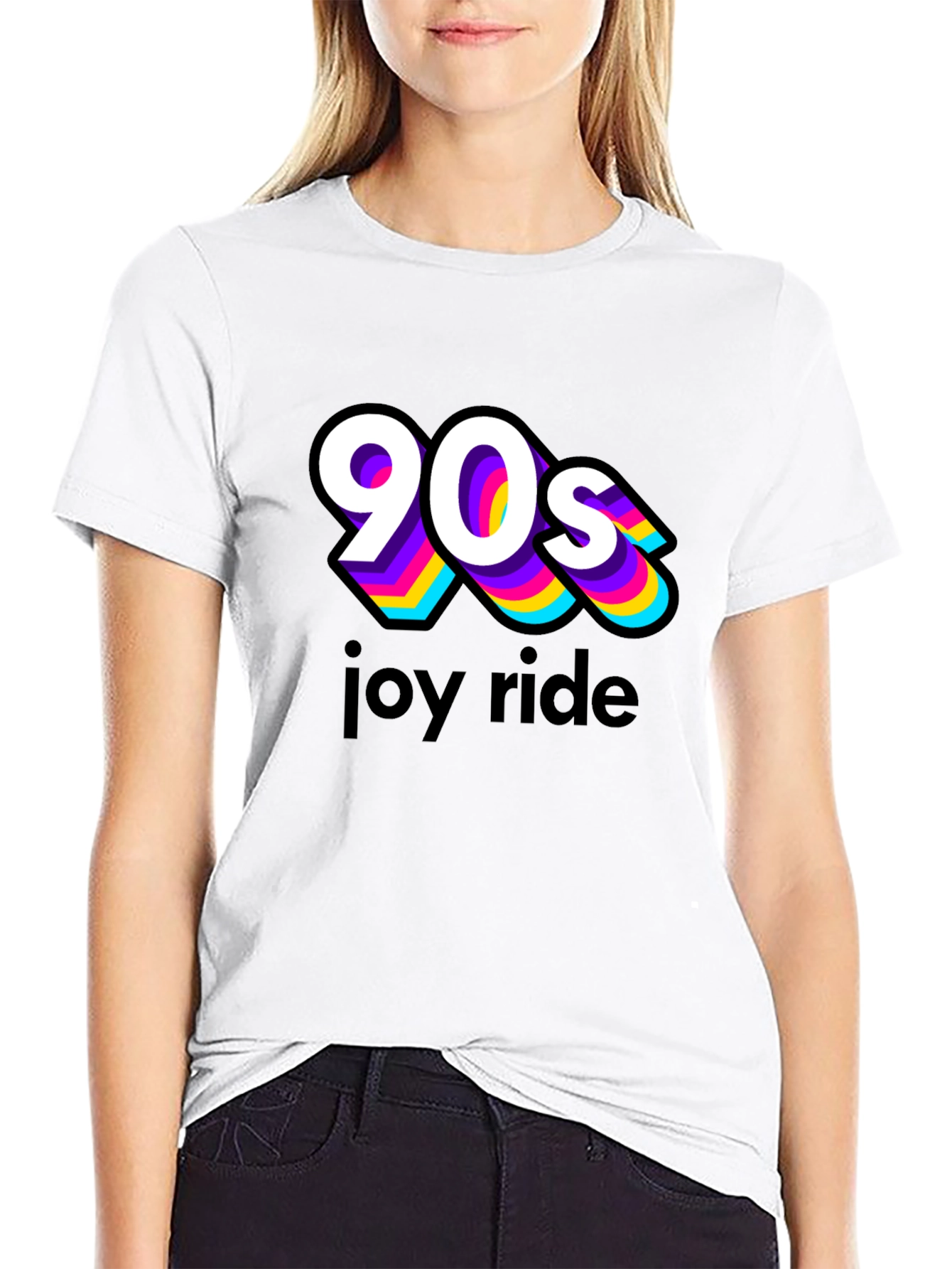 90s Joy Ride Black T-Shirt