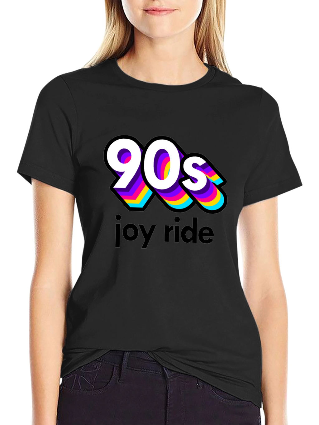 90s Joy Ride Black T-Shirt