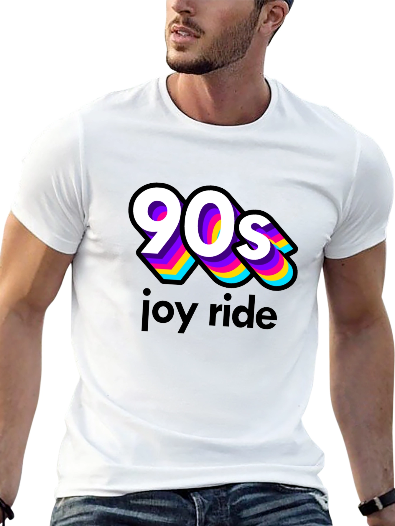 90s Joy Ride Black T-Shirt