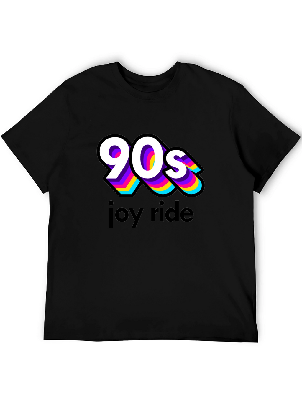 90s Joy Ride Black T-Shirt