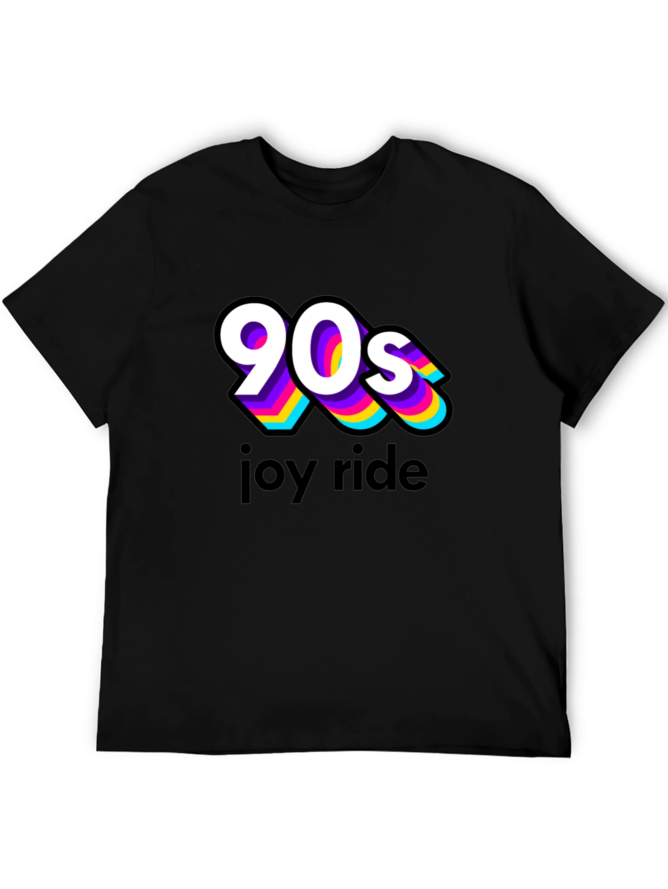 90s Joy Ride Black T-Shirt