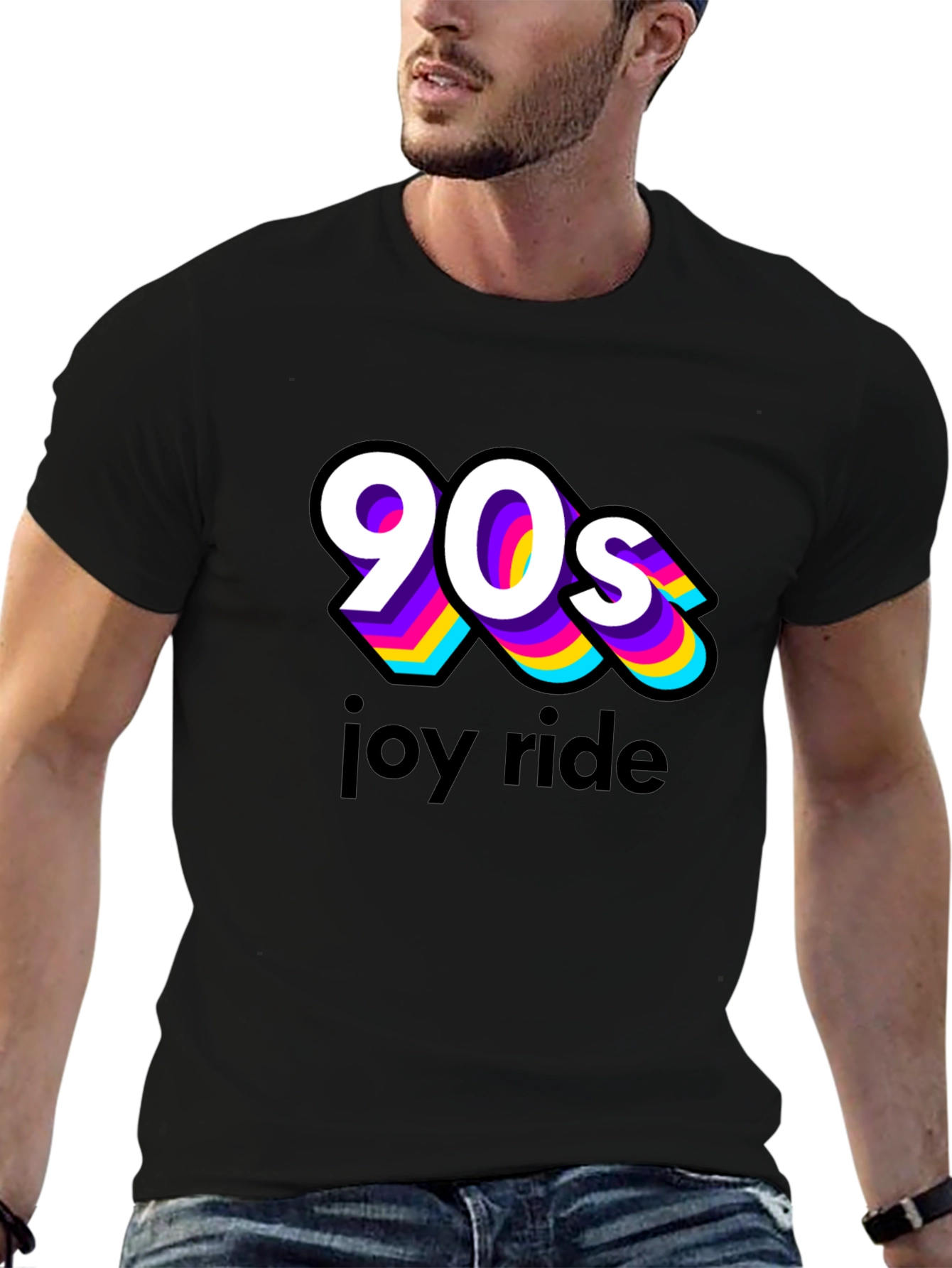90s Joy Ride Black T-Shirt