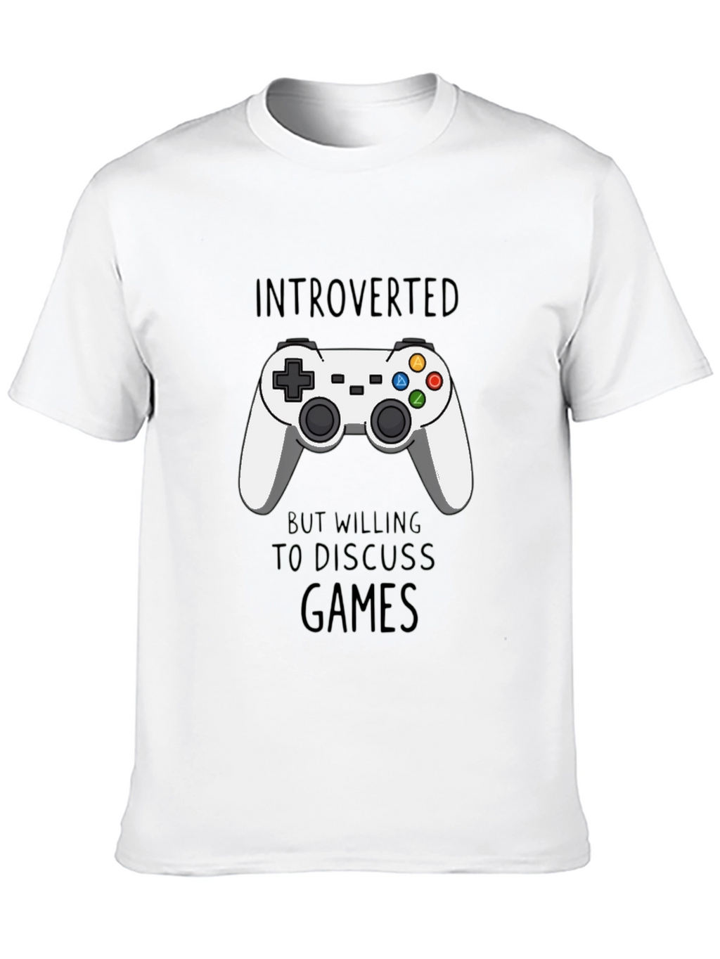 Introverted Gamer T-Shirt - Black