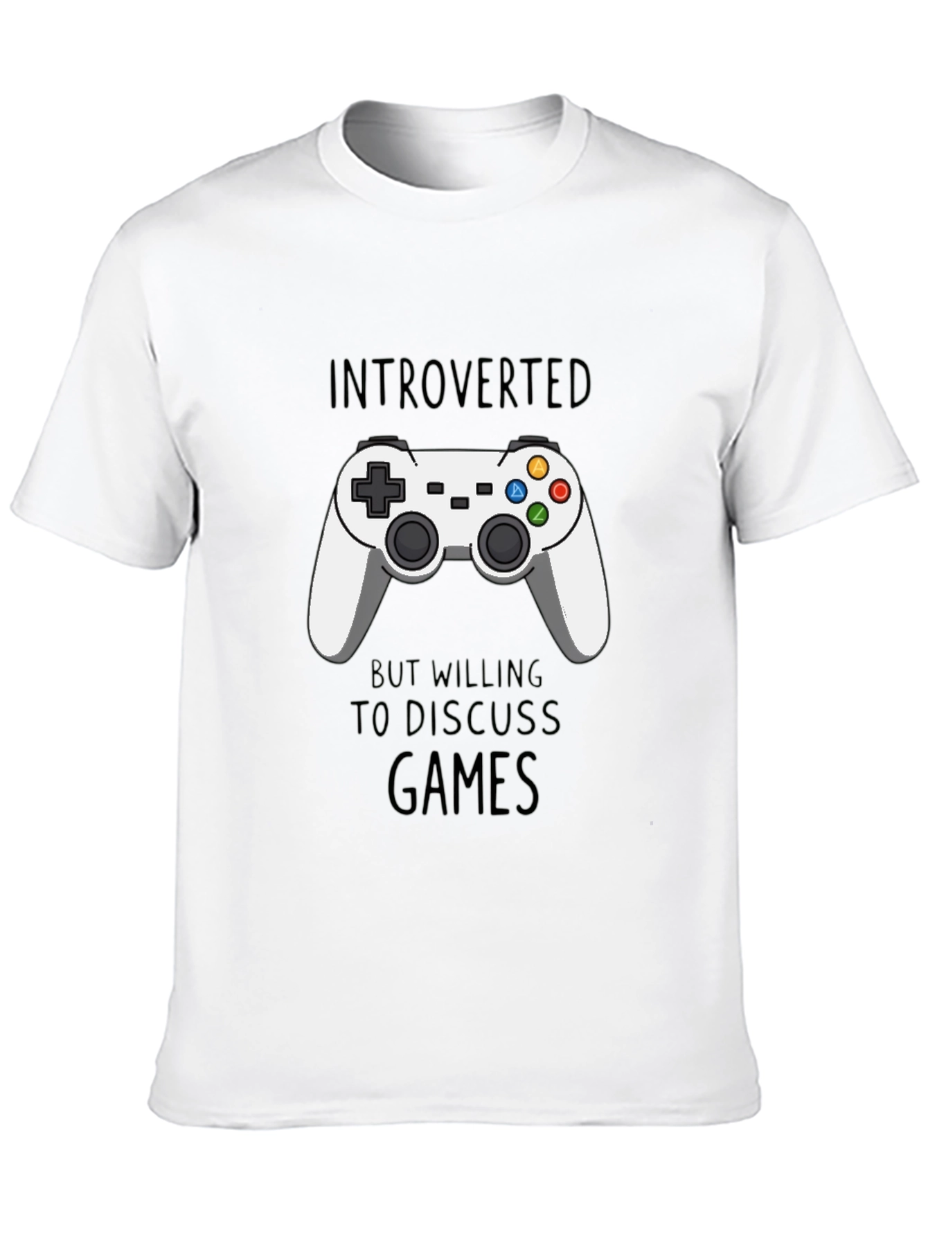 Introverted Gamer T-Shirt - Black