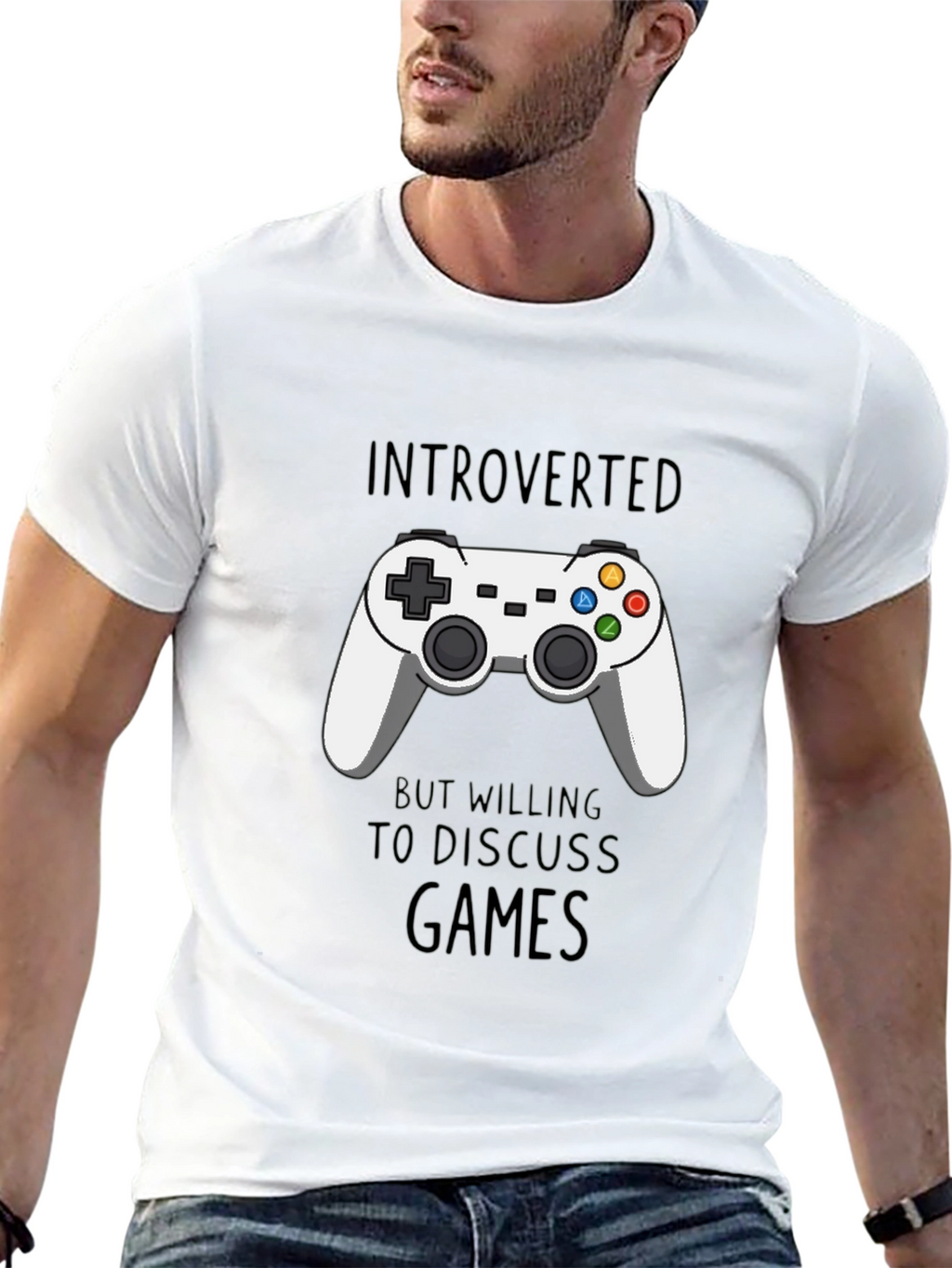 Introverted Gamer T-Shirt - Black
