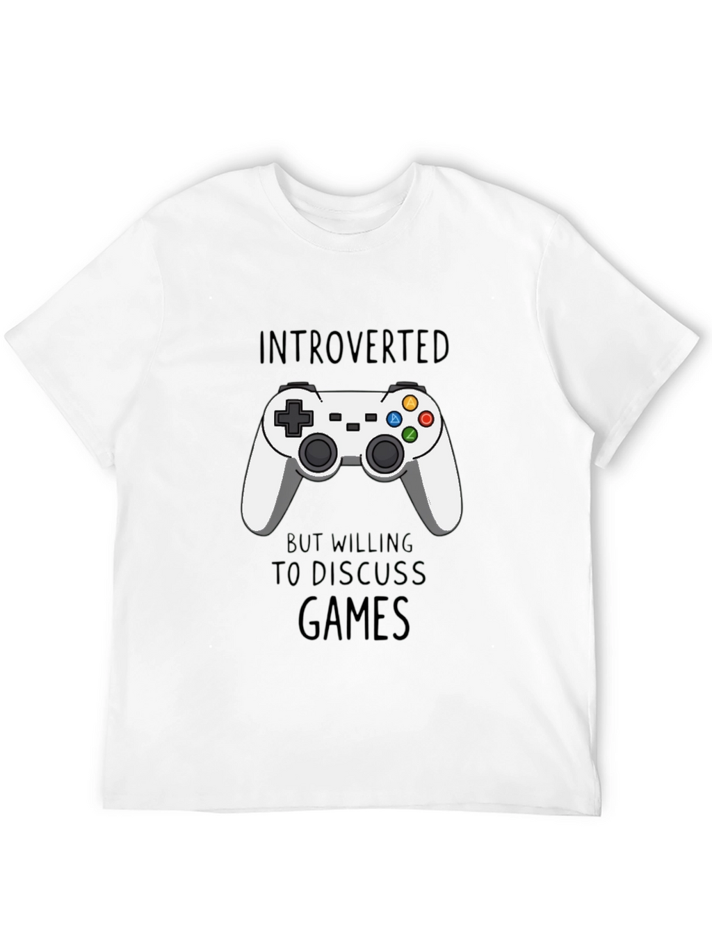 Introverted Gamer T-Shirt - Black