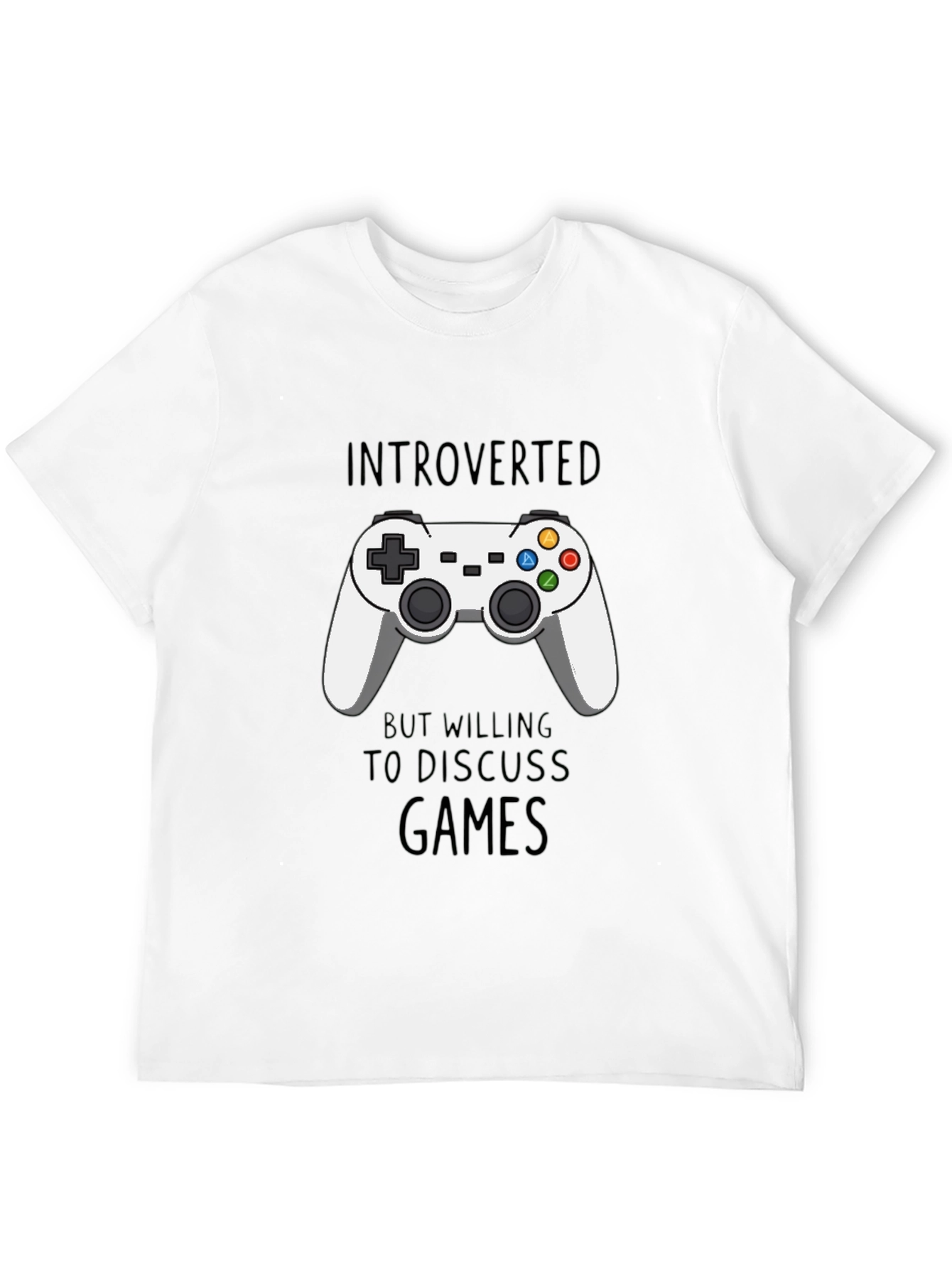 Introverted Gamer T-Shirt - Black