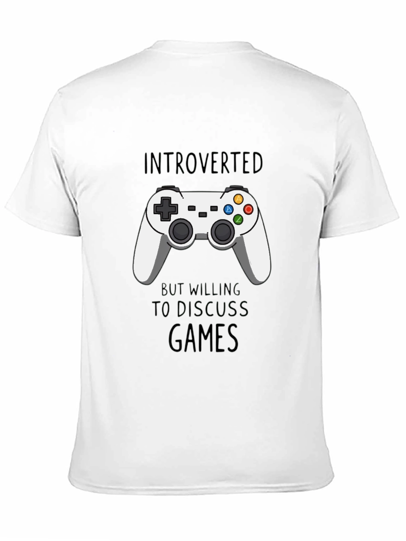 Introverted Gamer T-Shirt - Black