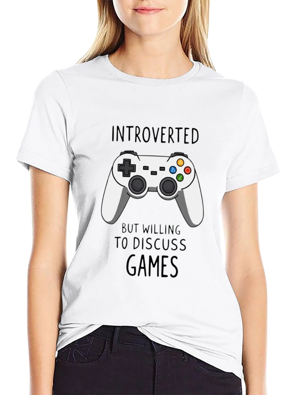 Introverted Gamer T-Shirt - Black