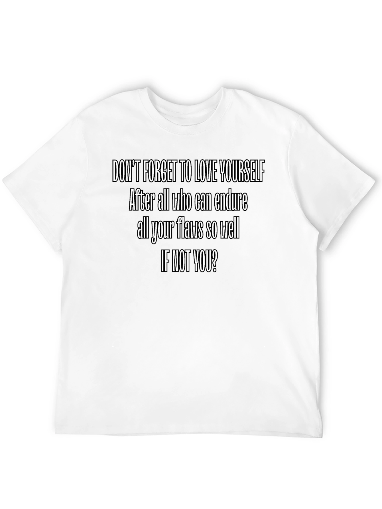 Love Yourself Graphic T-Shirt - Trendy Casual Tee
