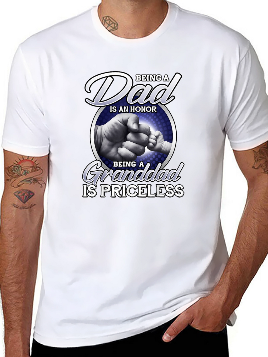 Dad and Granddad T-Shirt - Honor & Priceless