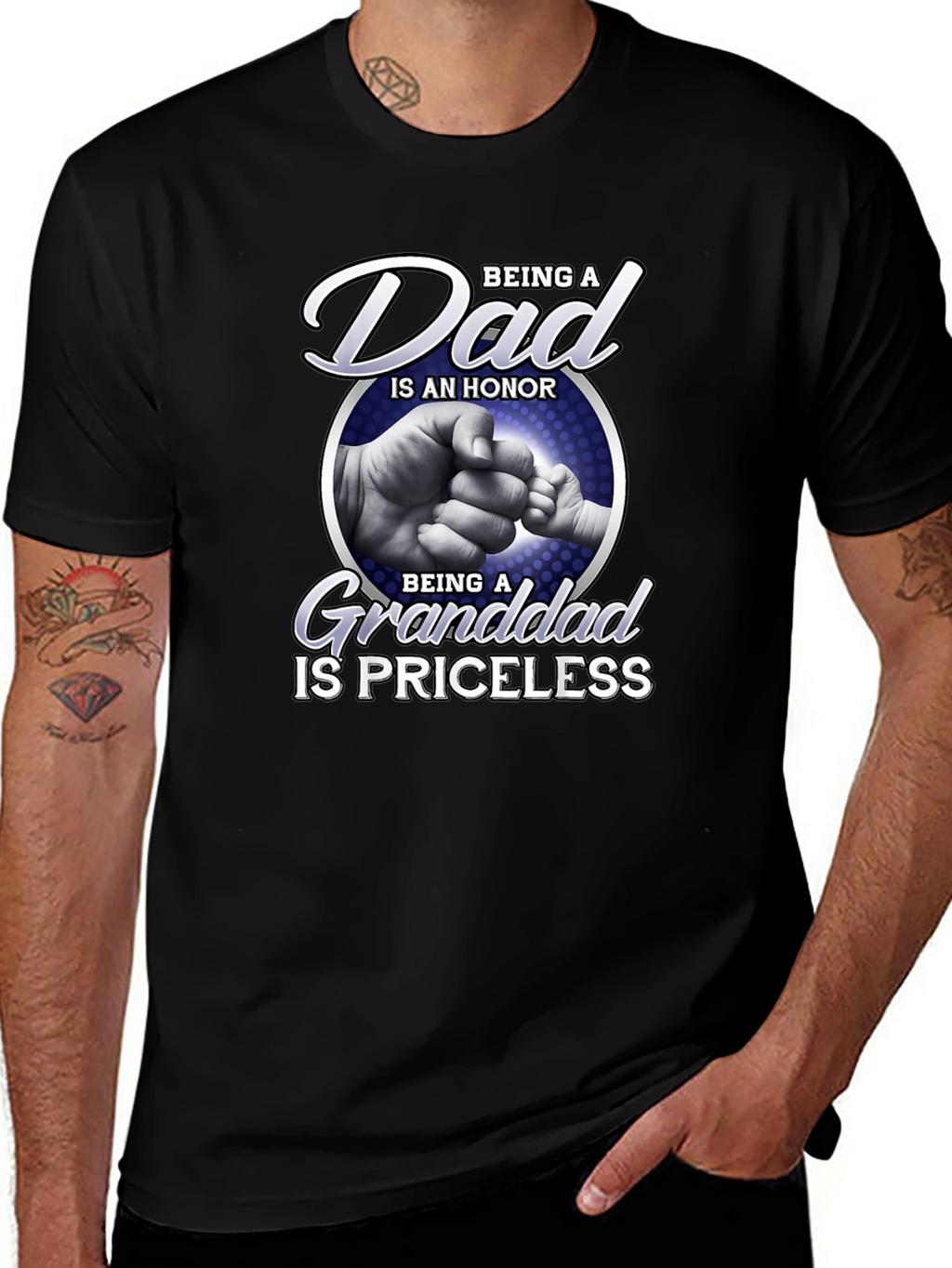 Dad and Granddad T-Shirt - Honor & Priceless
