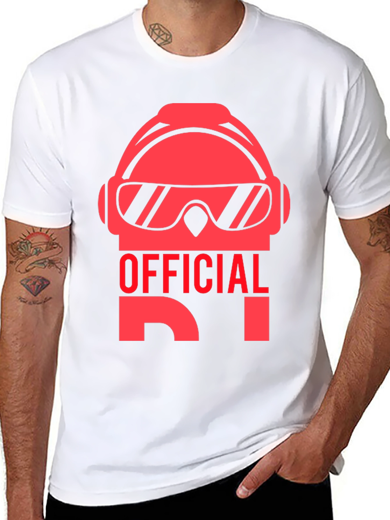 Official DJ Black T-Shirt - Music Lover Tee
