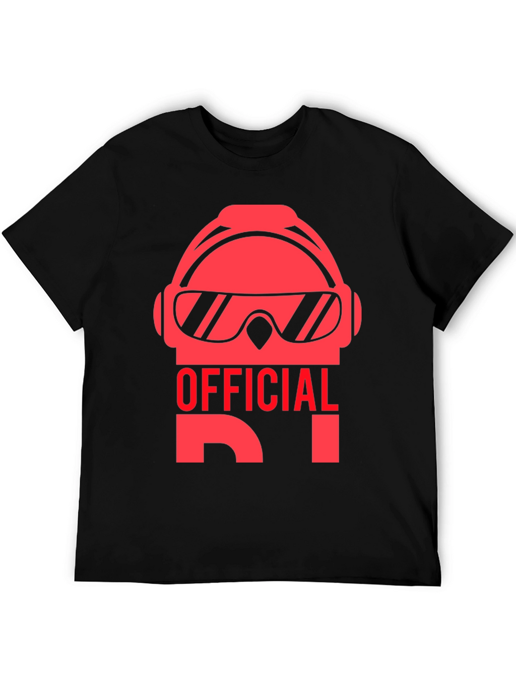 Official DJ Black T-Shirt - Music Lover Tee