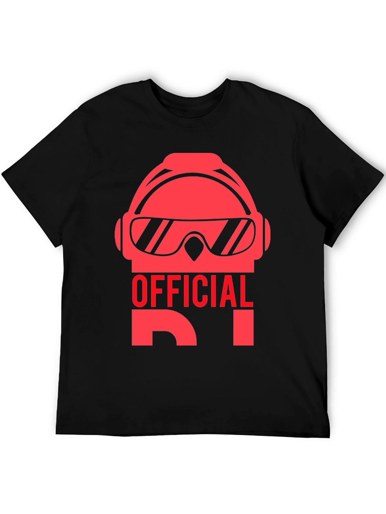 Official DJ Black T-Shirt - Music Lover Tee