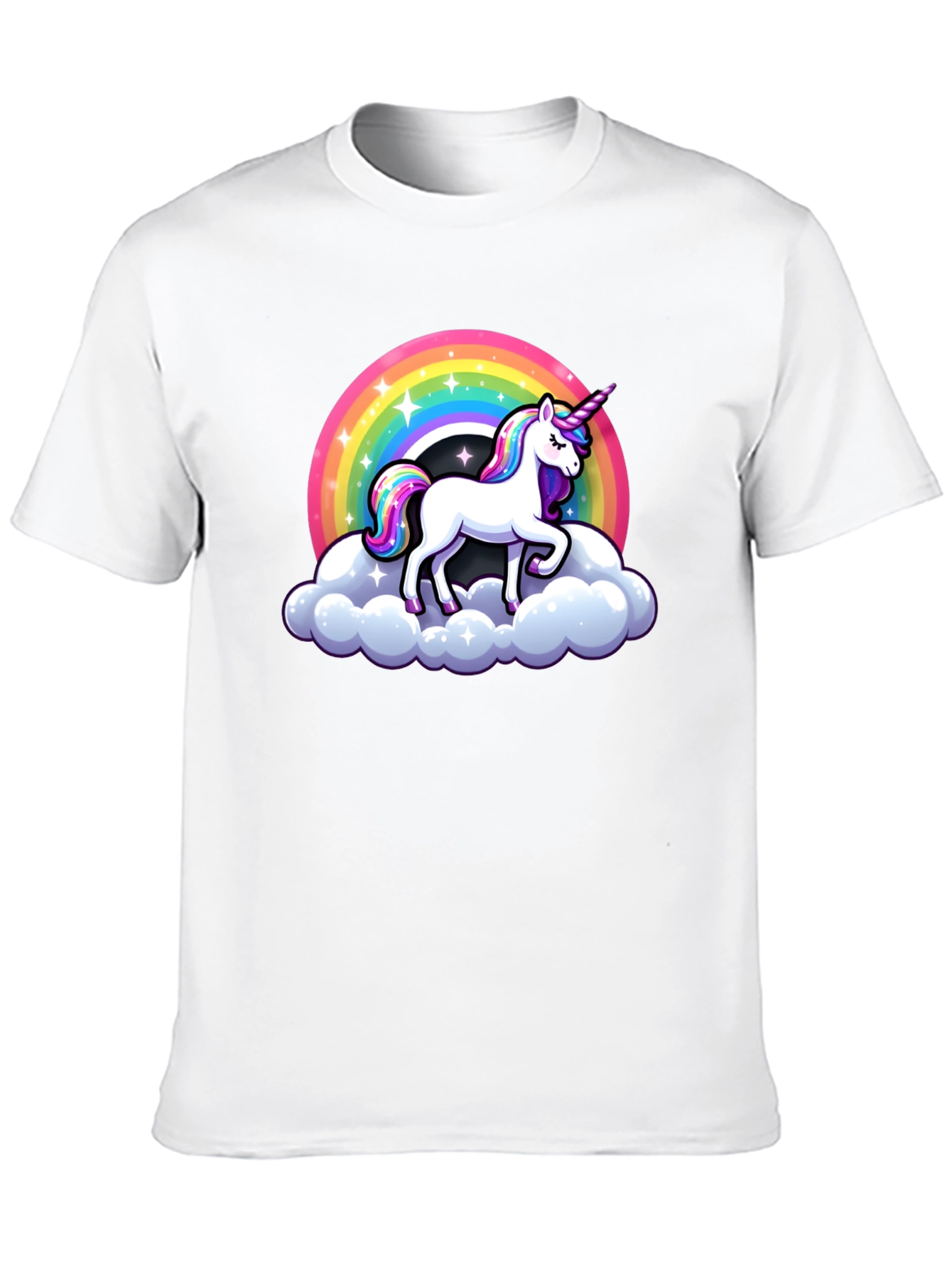 Unicorn Rainbow Cloud Graphic Tee