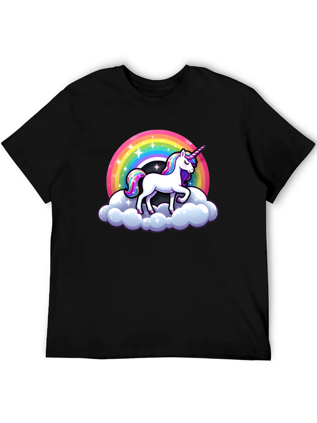 Unicorn Rainbow Cloud Graphic Tee