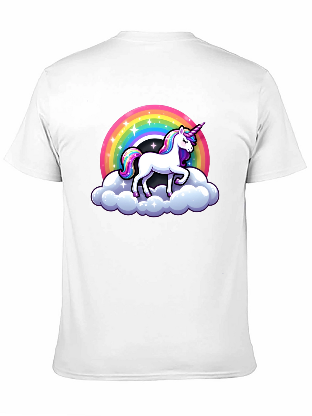 Unicorn Rainbow Cloud Graphic Tee
