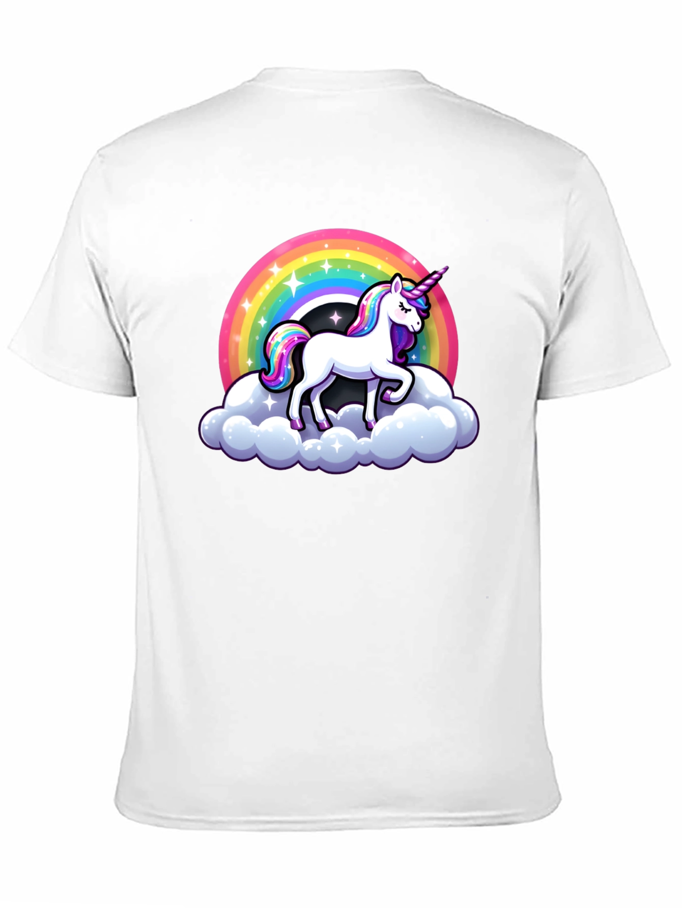 Unicorn Rainbow Cloud Graphic Tee