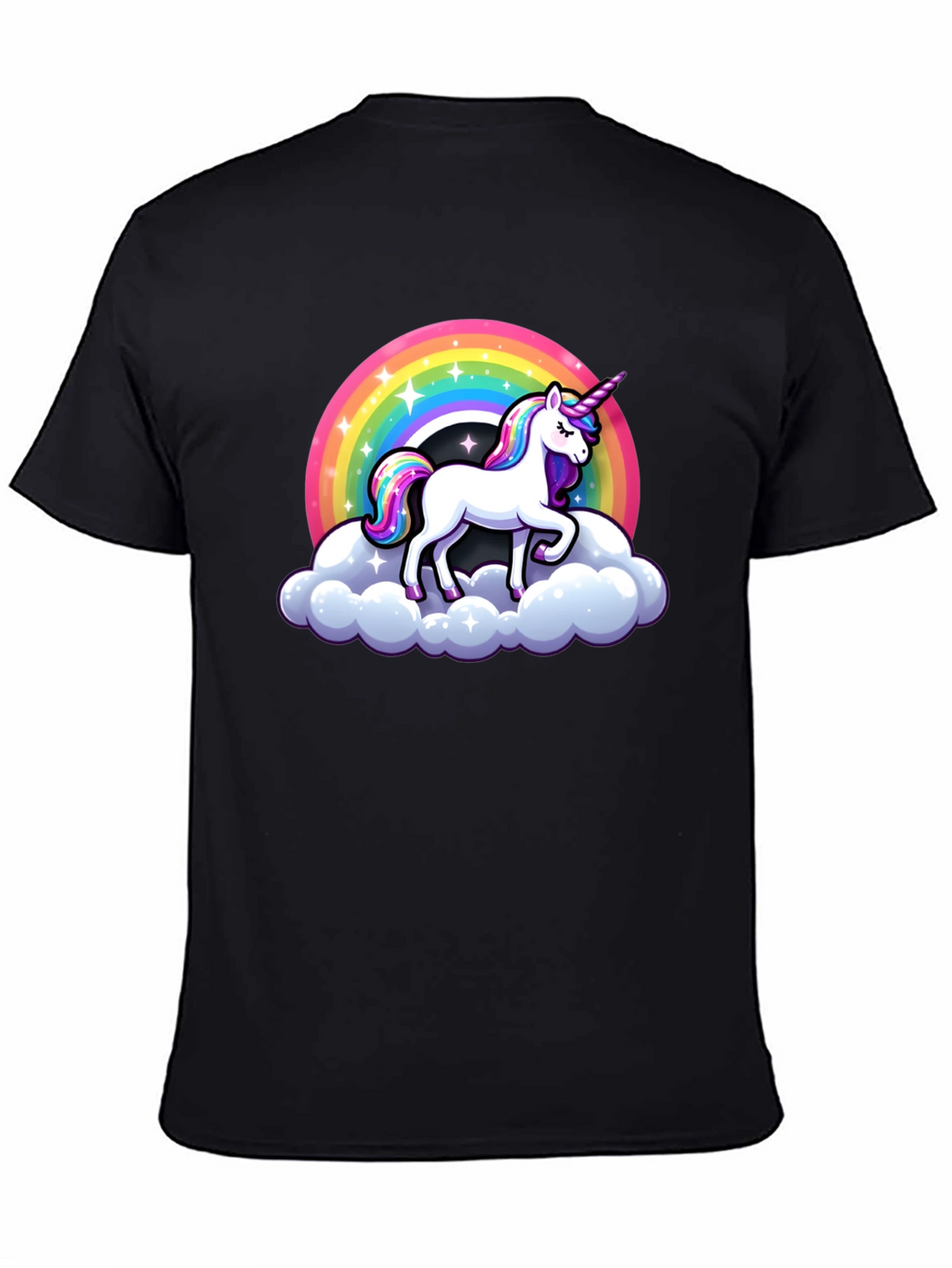 Unicorn Rainbow Cloud Graphic Tee