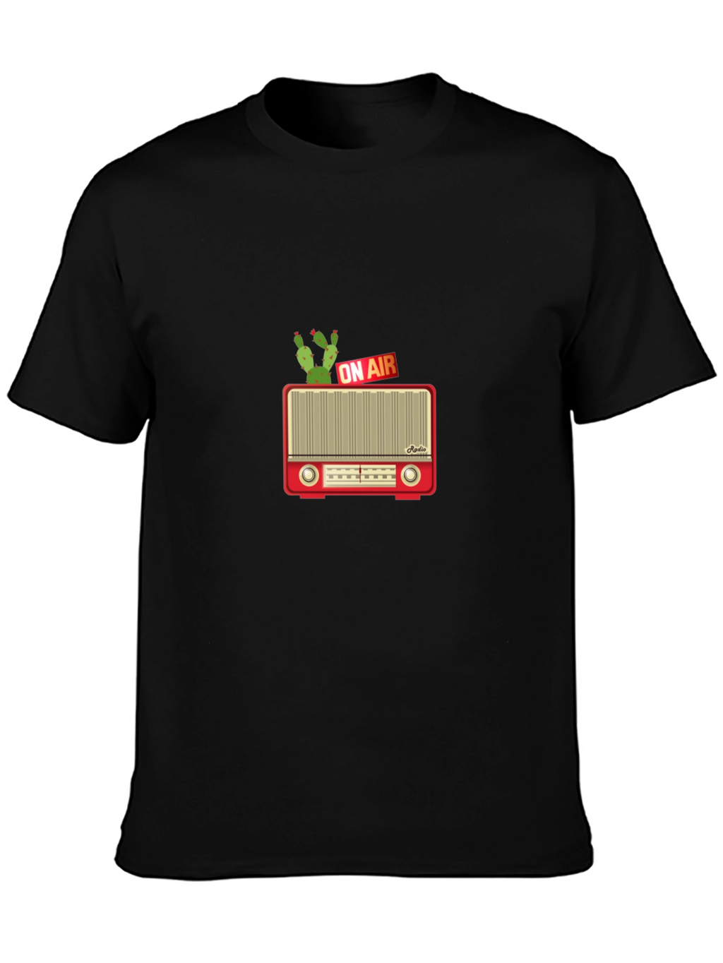 Retro Radio Cactus T-Shirt