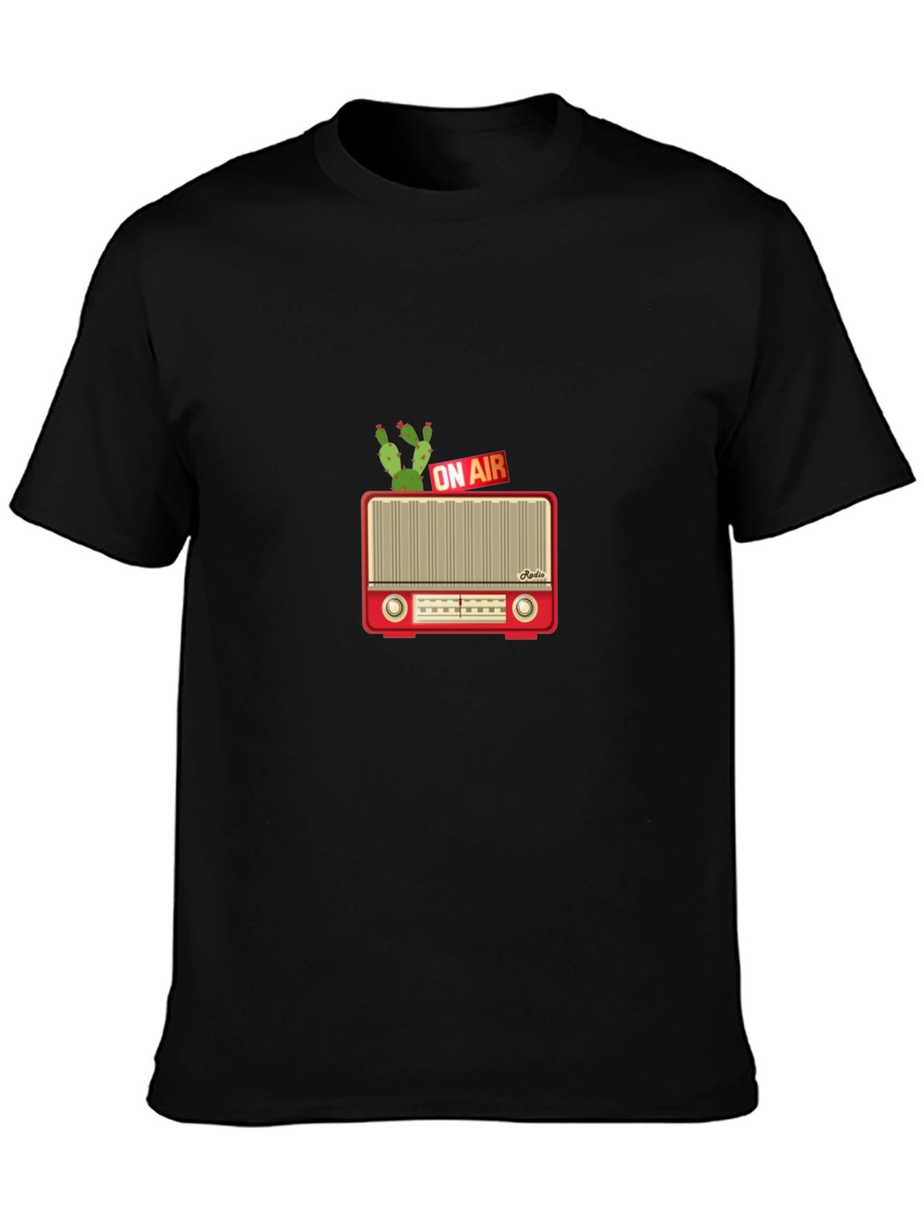 Retro Radio Cactus T-Shirt