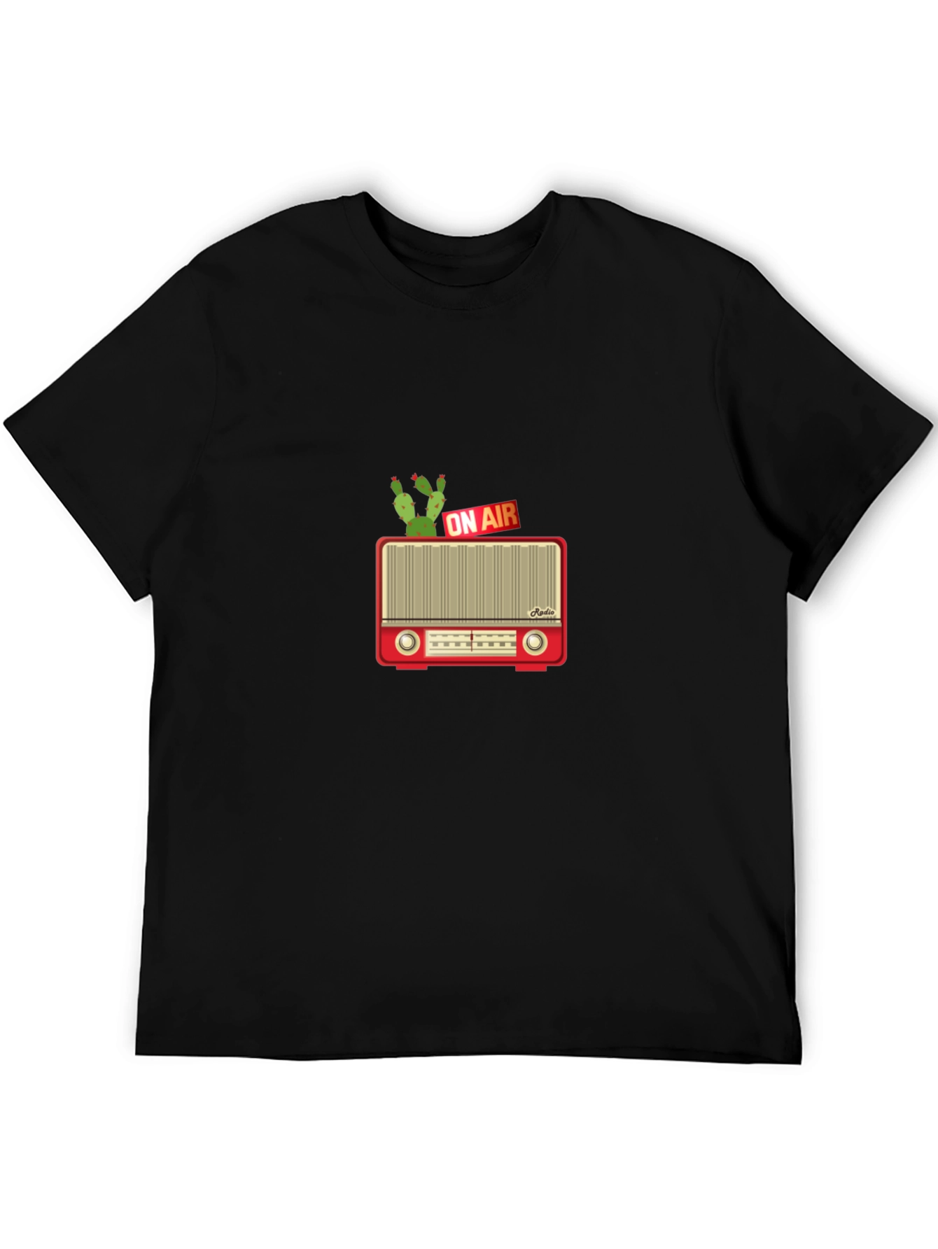Retro Radio Cactus T-Shirt