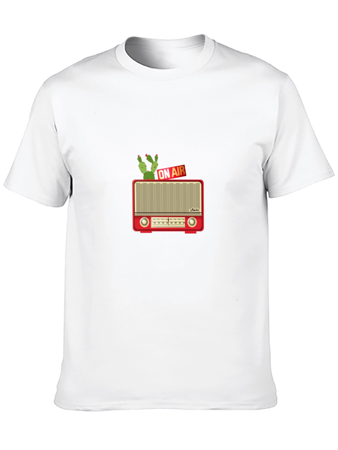 Retro Radio Cactus T-Shirt