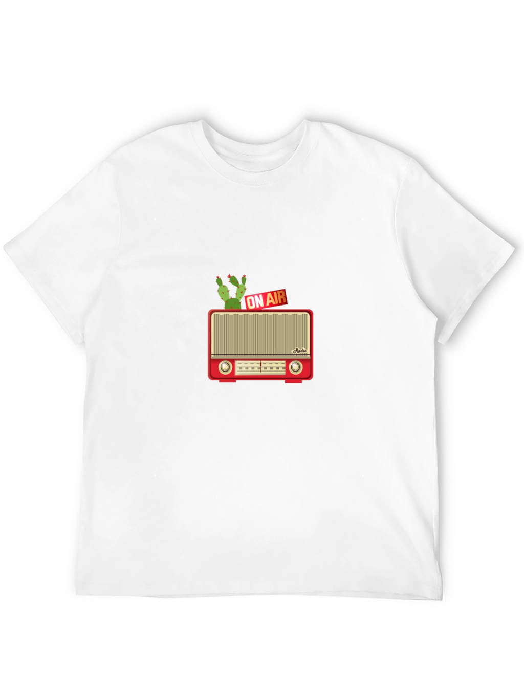 Retro Radio Cactus T-Shirt