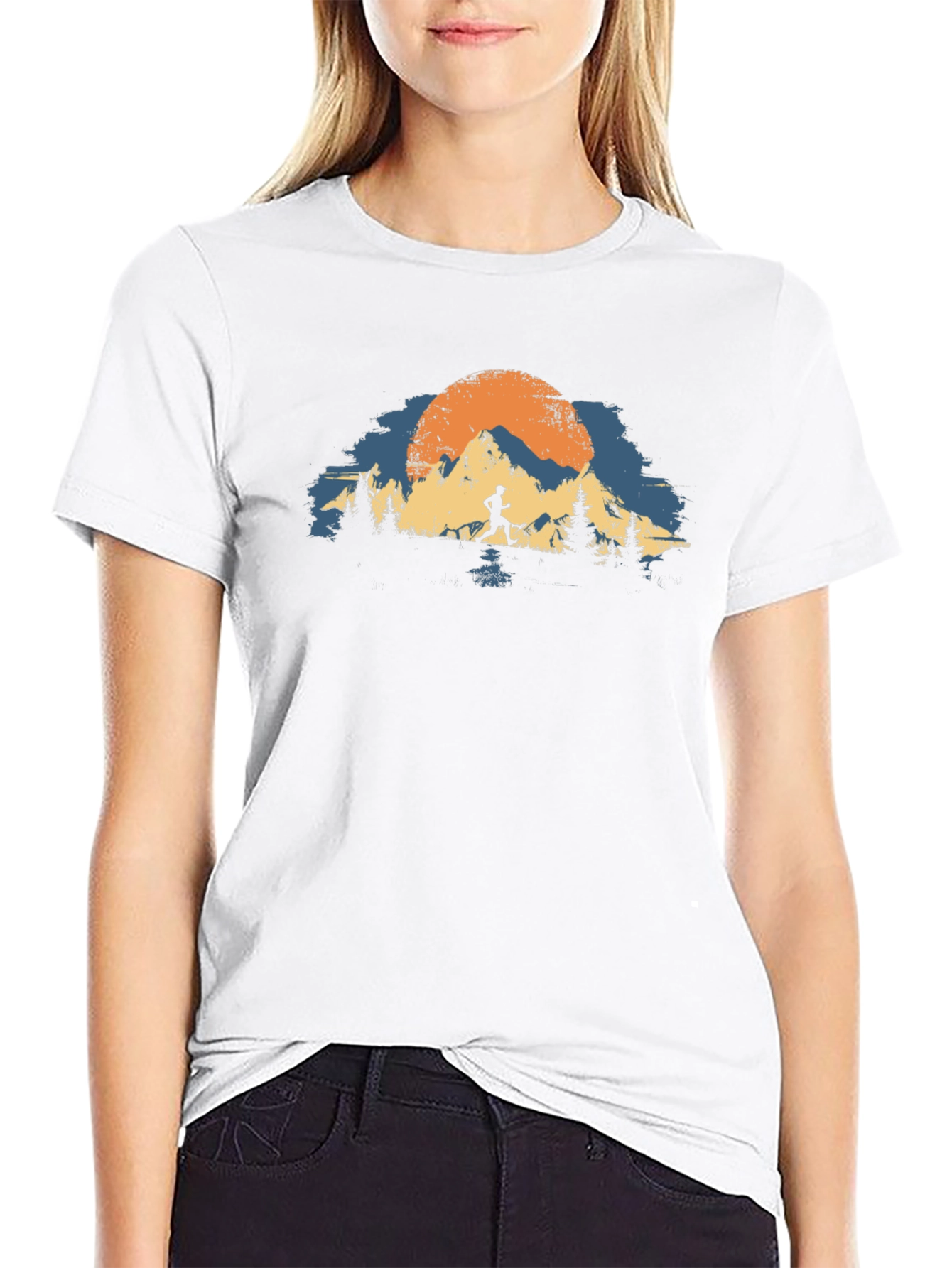 Outdoor Running T-Shirt - Adventure Design