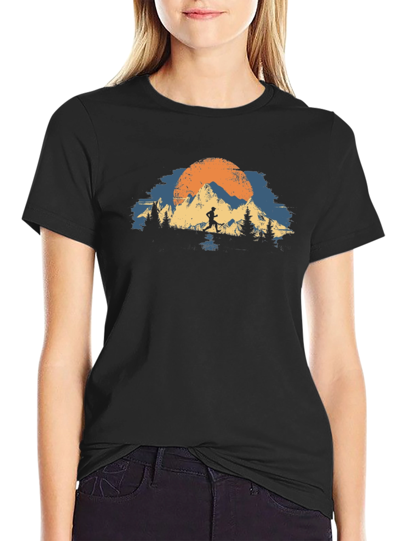 Outdoor Running T-Shirt - Adventure Design