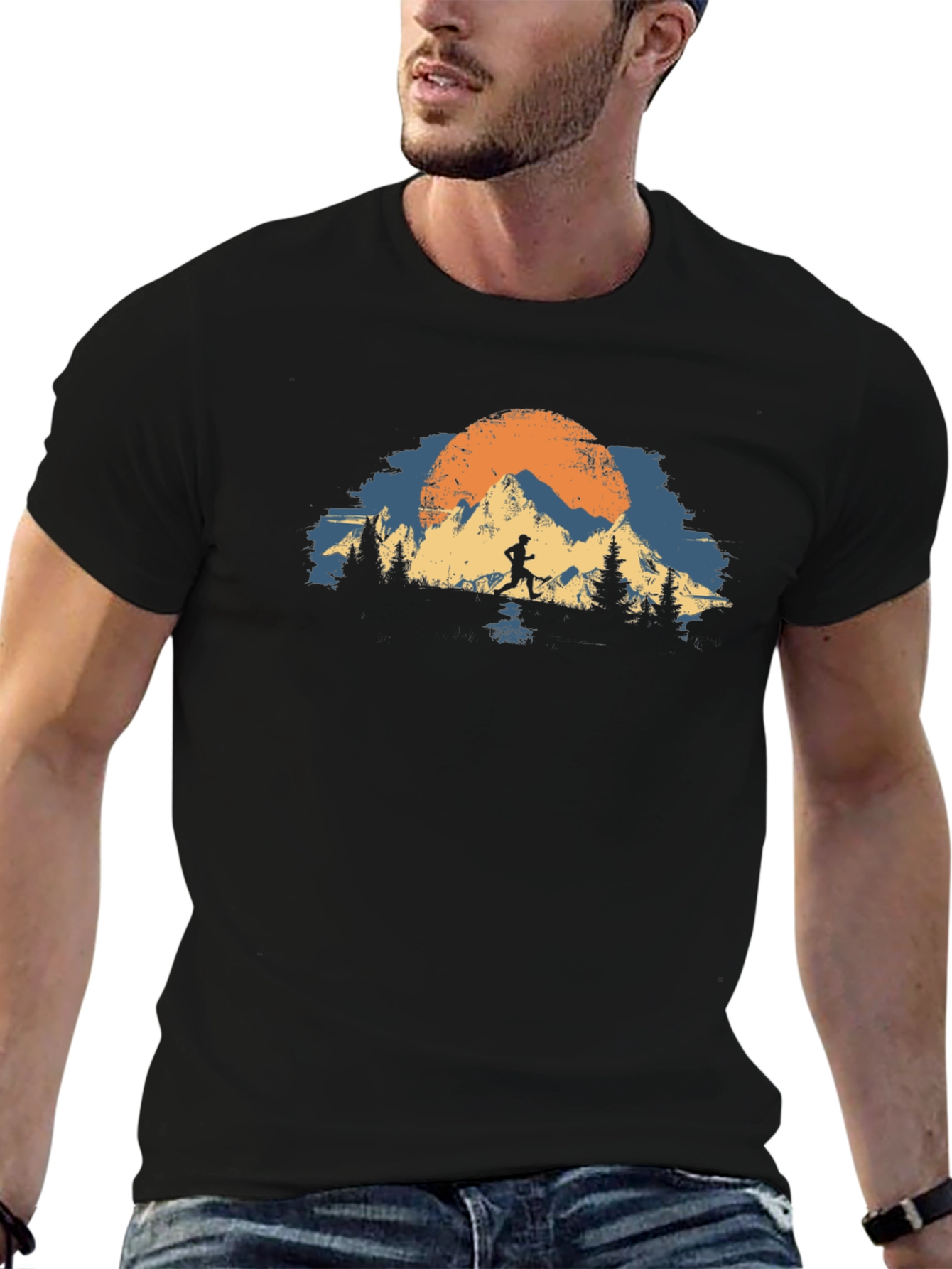 Outdoor Running T-Shirt - Adventure Design
