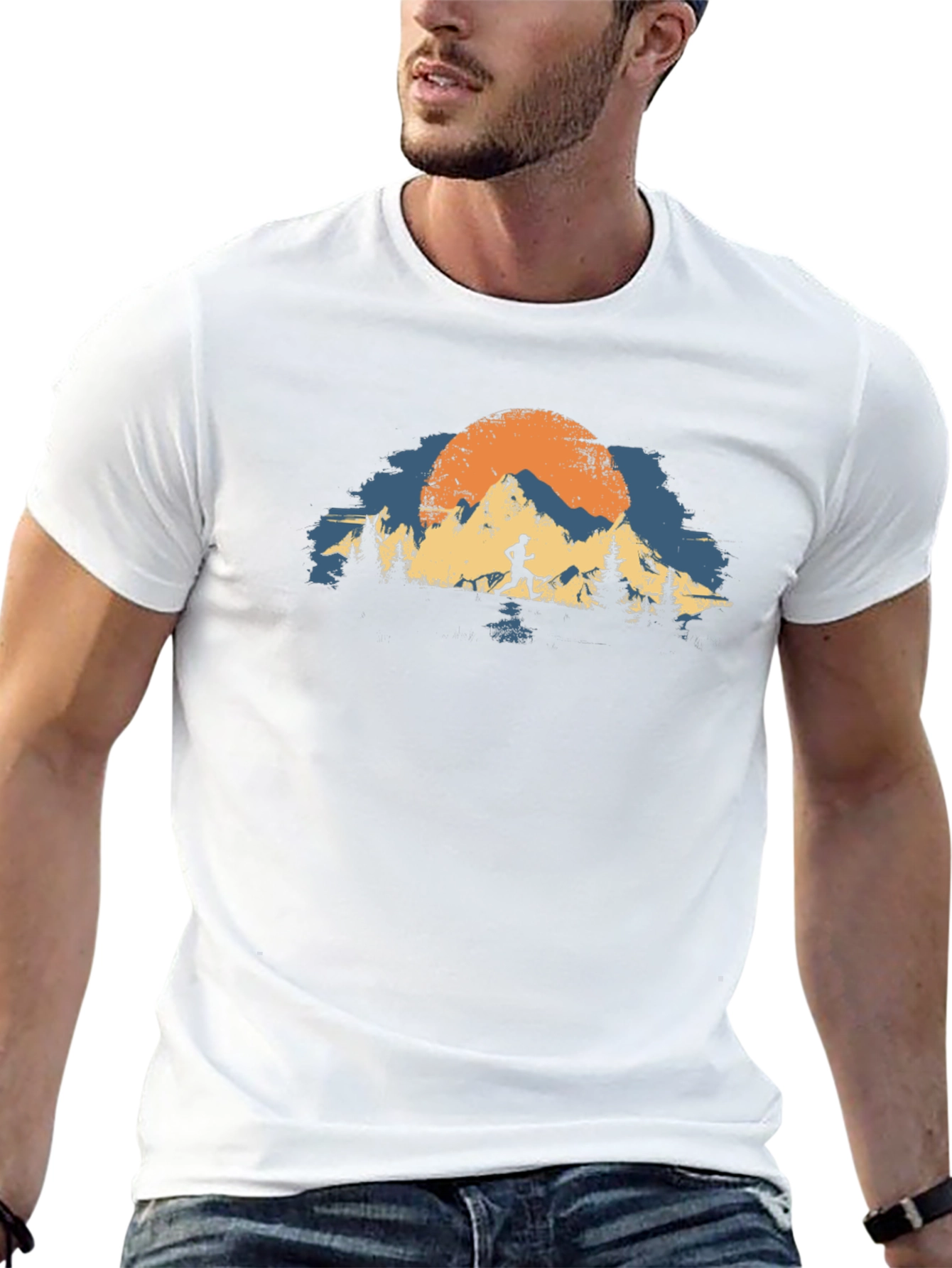 Outdoor Running T-Shirt - Adventure Design