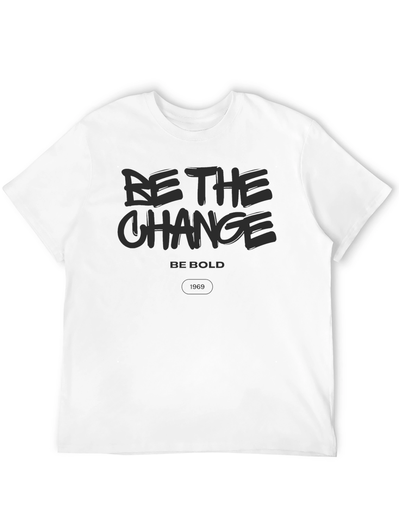 Be The Change Graphic Tee - Bold Black Shirt