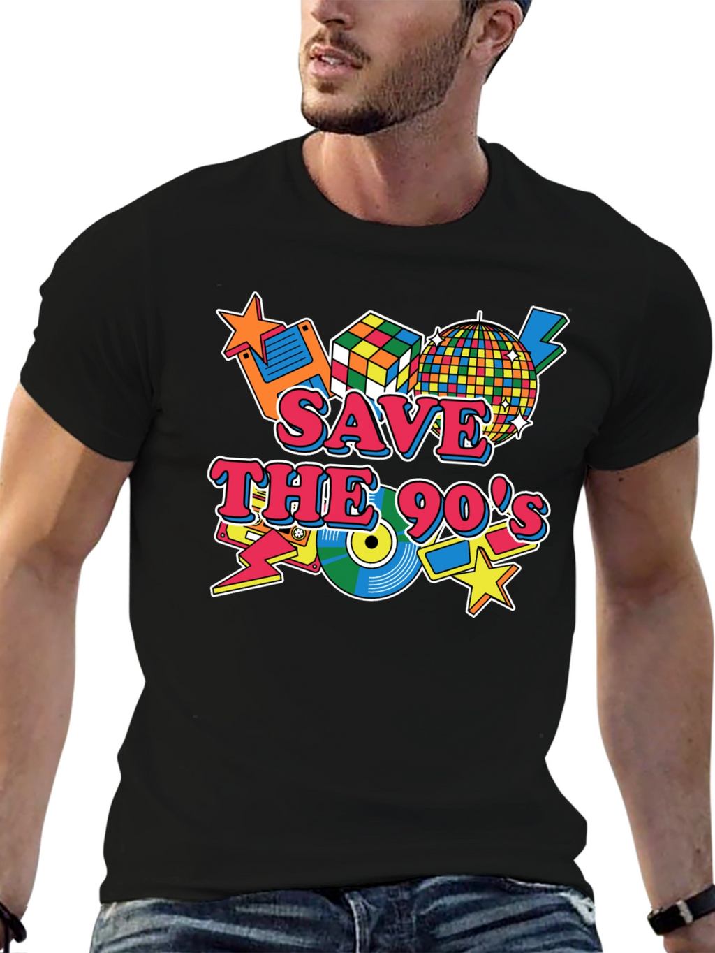 Save the 90s Retro T-Shirt - Nostalgic Throwback Tee